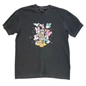 Comfort Colors Disney Mickey and Friends Dark Gray T-Shirt Large NEW